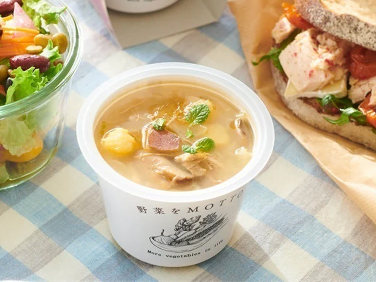 モンマルシェスープ試食コーナー